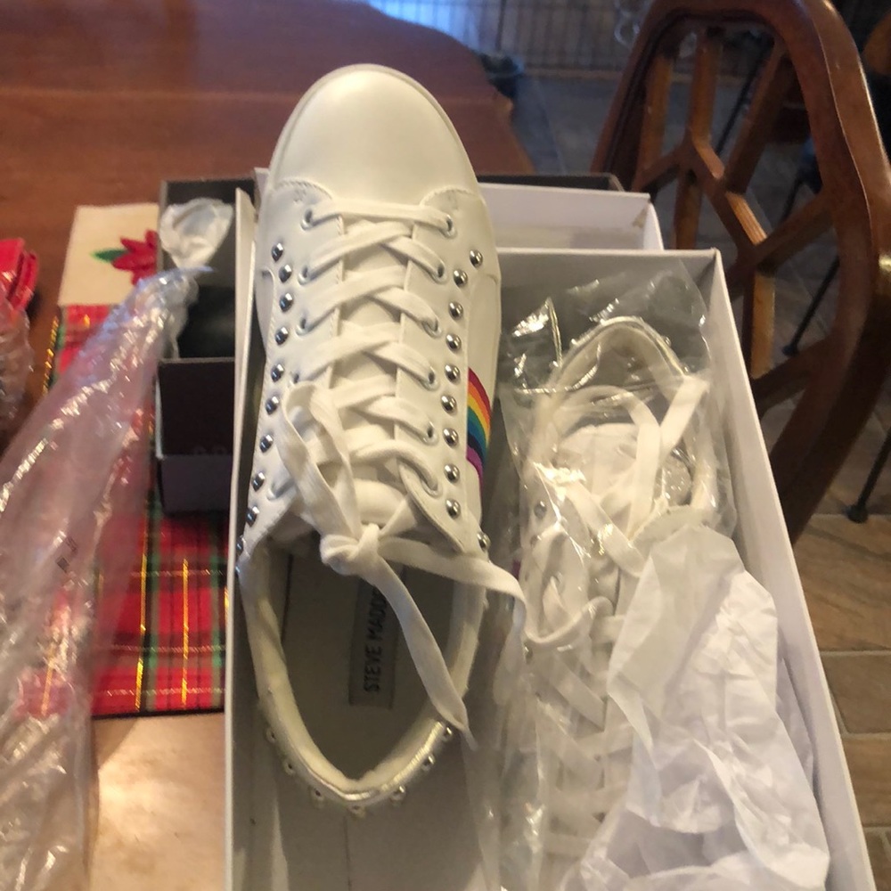 Steve Madden Rainbow Sneakers